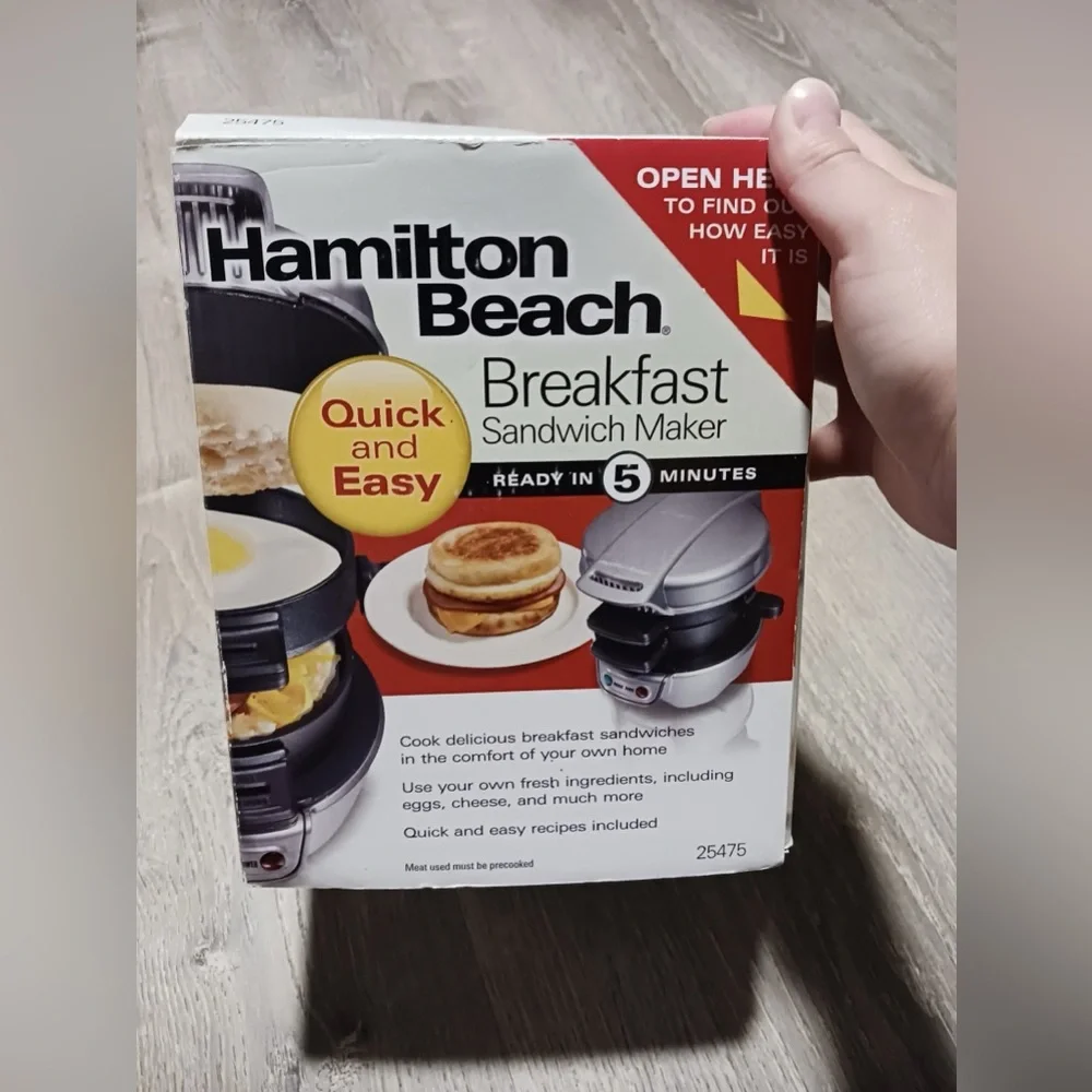 EUC Hamilton beach breakfast sandwich maker